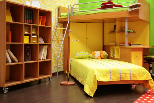 Foto del interior de la habitación de los niños