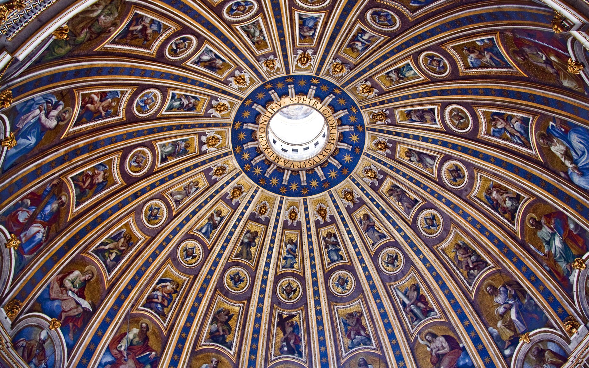 roma vaticano cattedrale di san pietro cupola