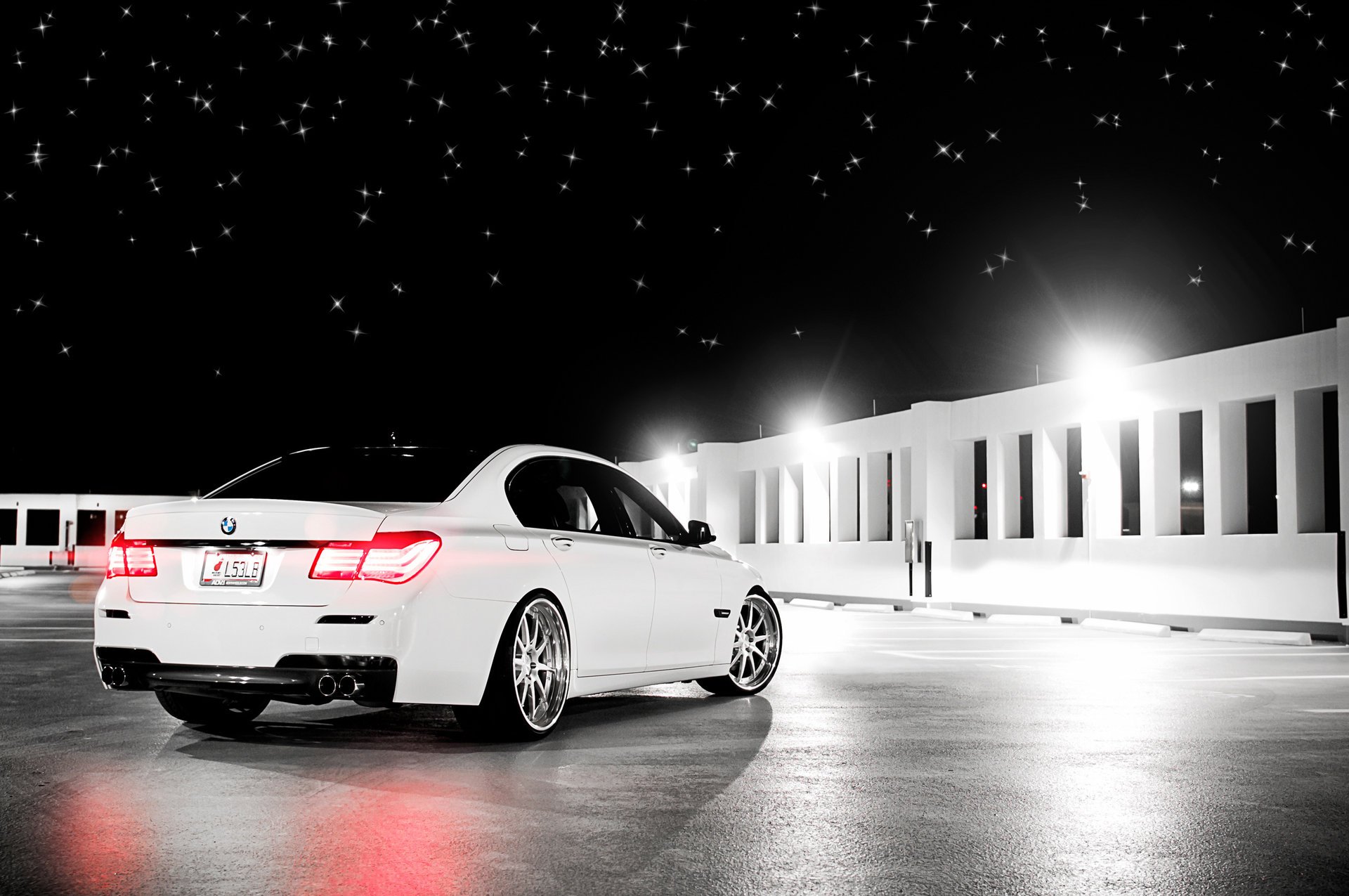 ass bmw 7 series stars night white 750li