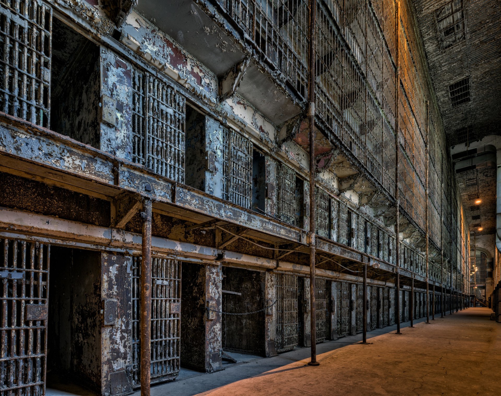 prison camera interior