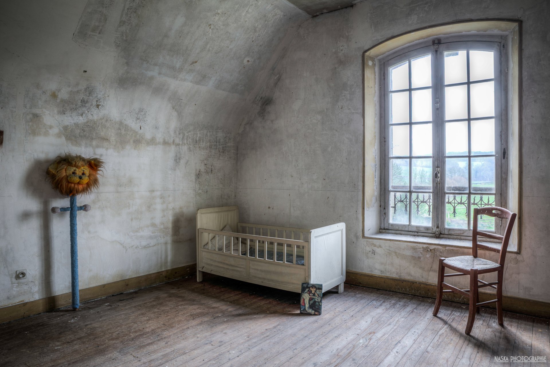 habitación ventana cama