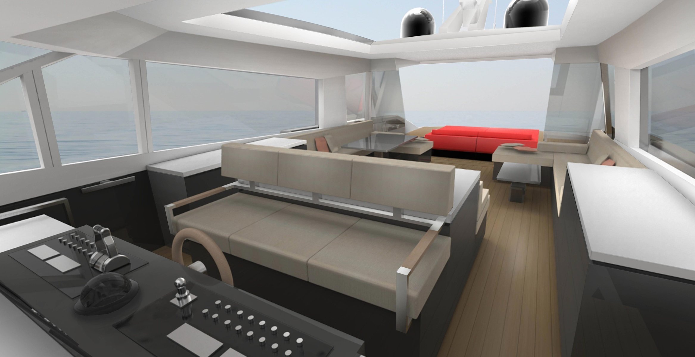 interni stile design yacht lusso