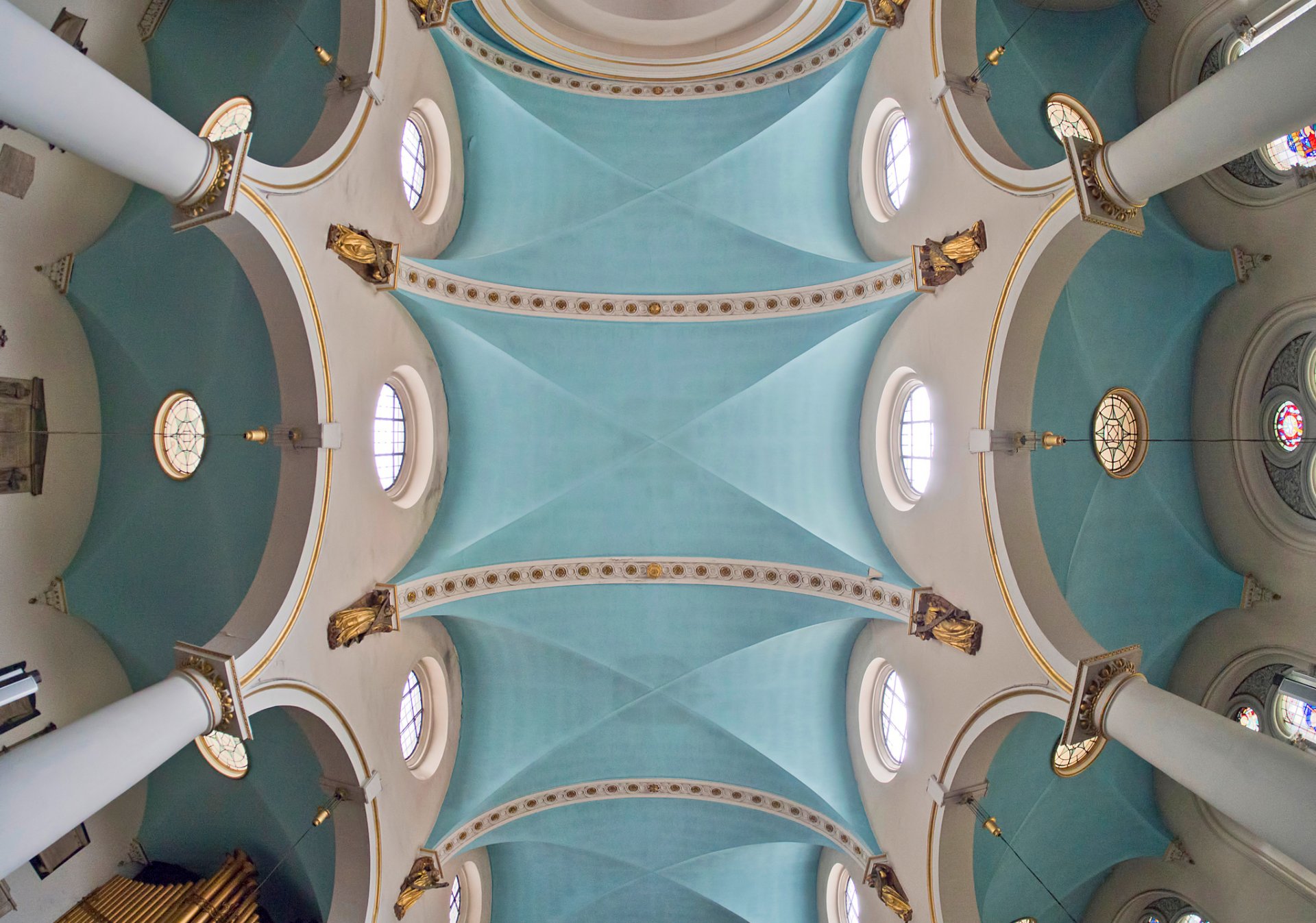 colonnes nef cathédrale hrpm orgue religion