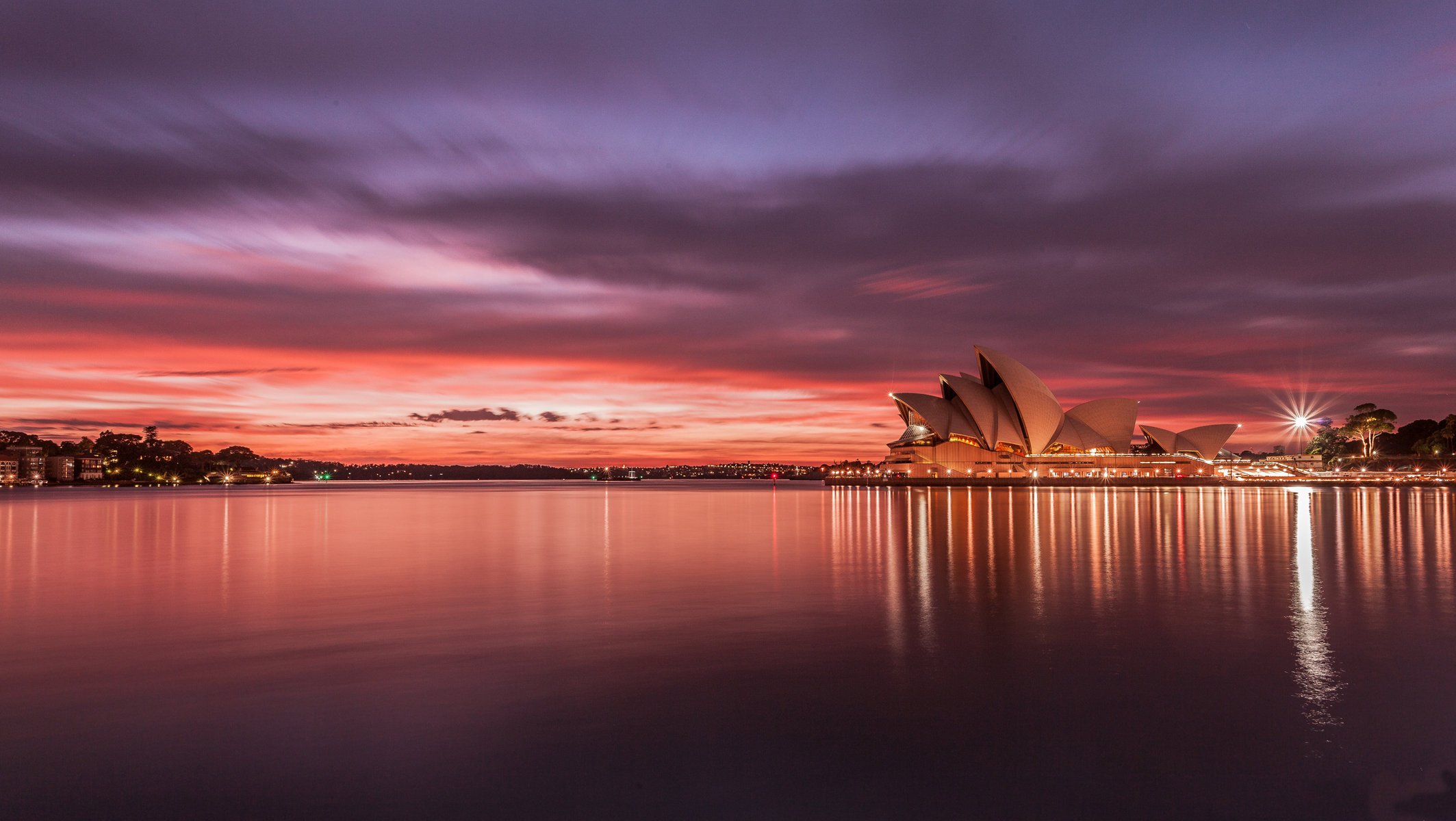 ydney city sunset opera house australia sydney australia