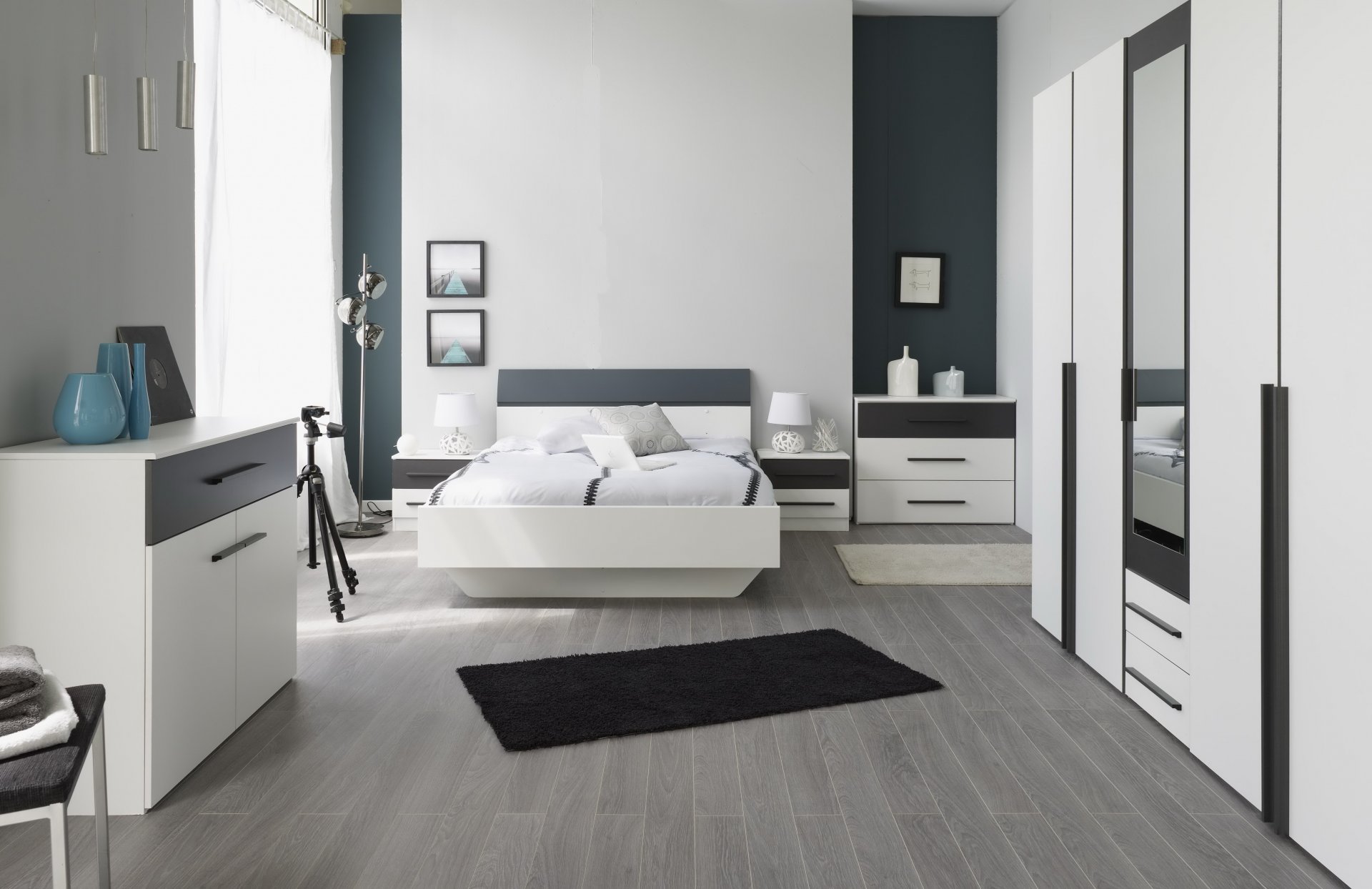 interior estilo diseño habitación dormitorio
