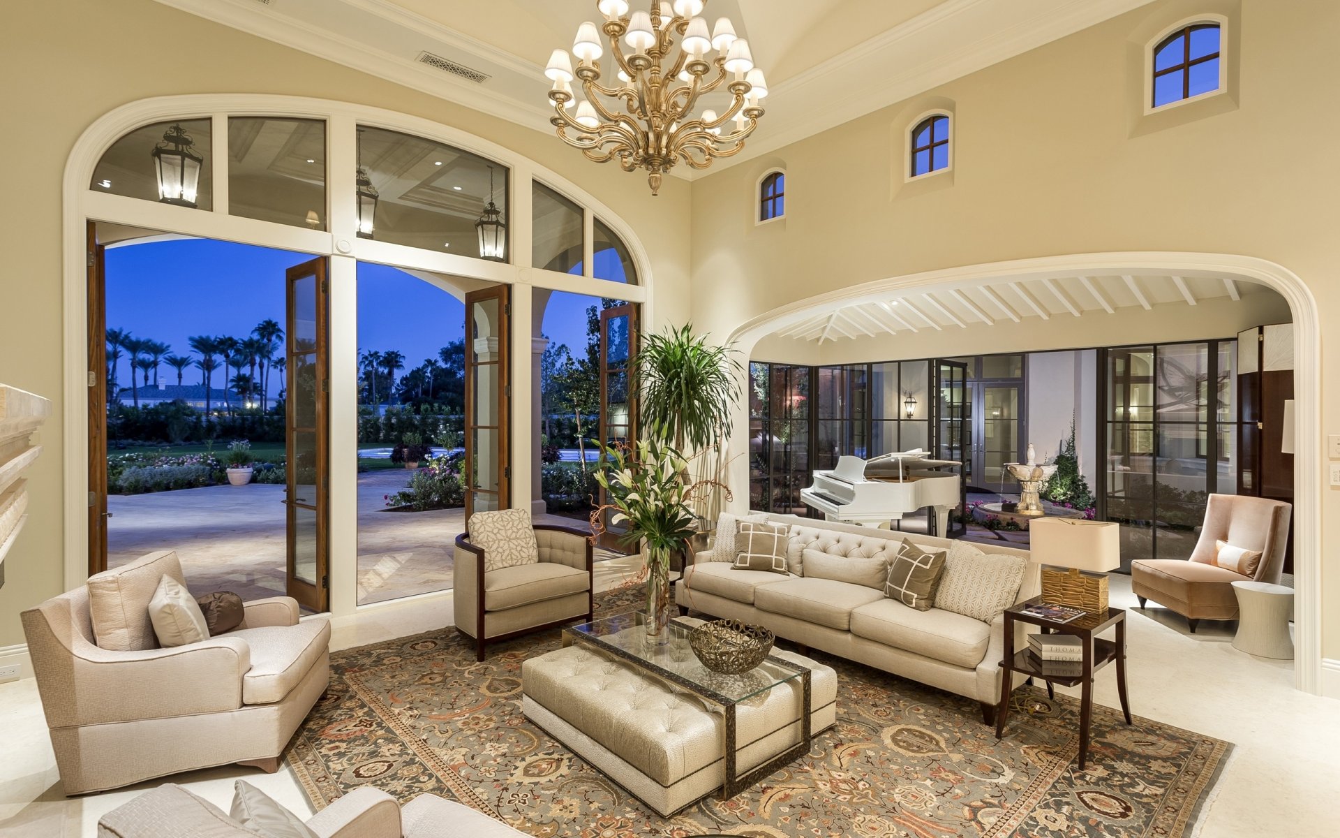 decoration living room white furniture