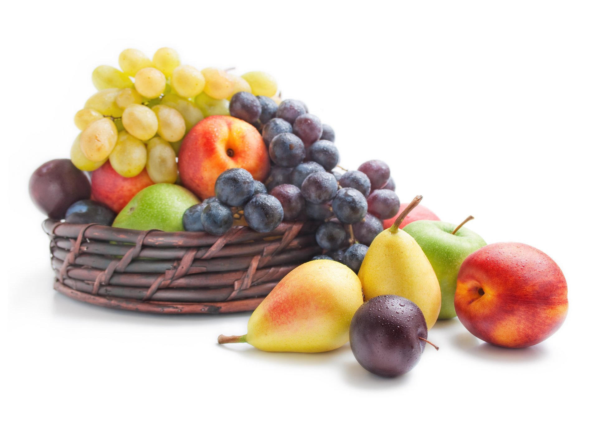 fruit grapes apples berries pear plum nectarine