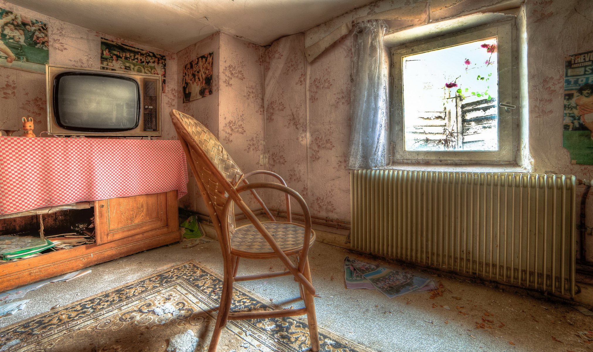 chambre fenêtre tv