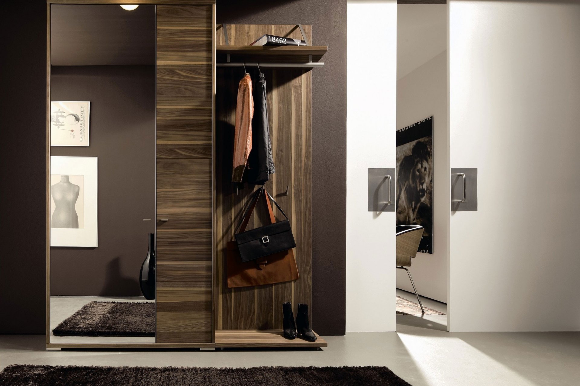 interno stile design corridoio corridoio