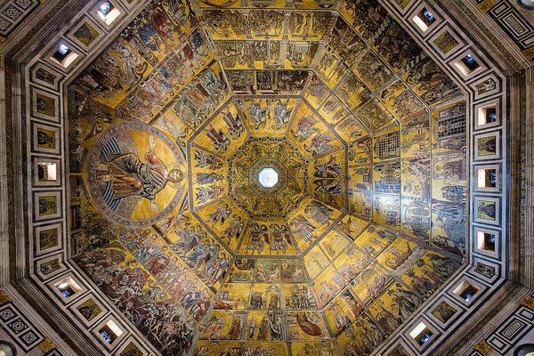 Les portes du paradis à Florence, Italie