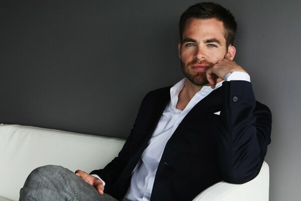 Famous actor Chris Pine