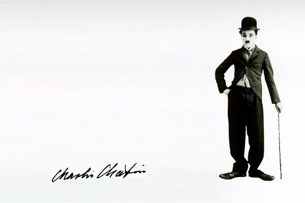 Famoso attore comico Charlie Chaplin