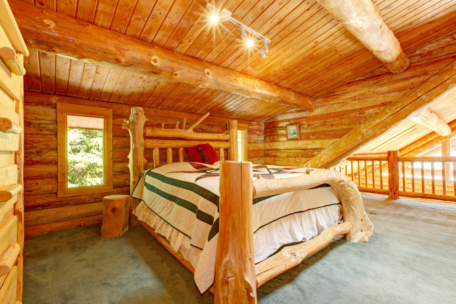 interieur schlafzimmer design holz bett foto