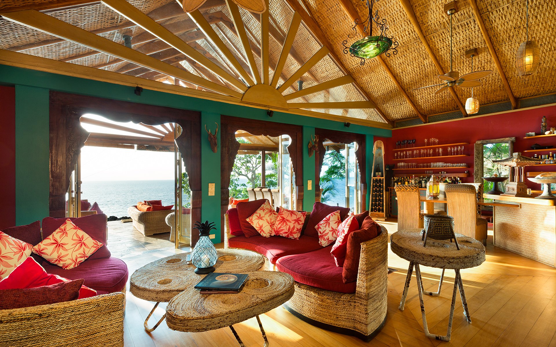 fiji pacific ocean living room luxury