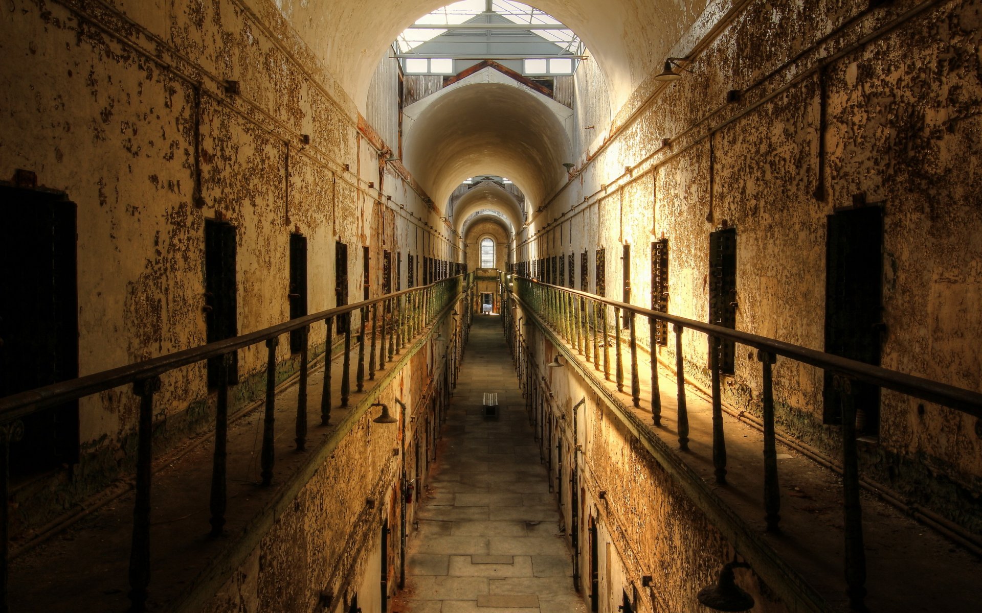 prison cellules intérieur