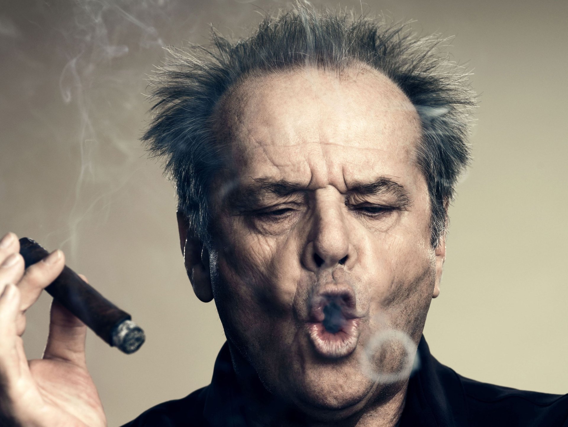 acteur cigare fumée jack nicholson jack nicholson