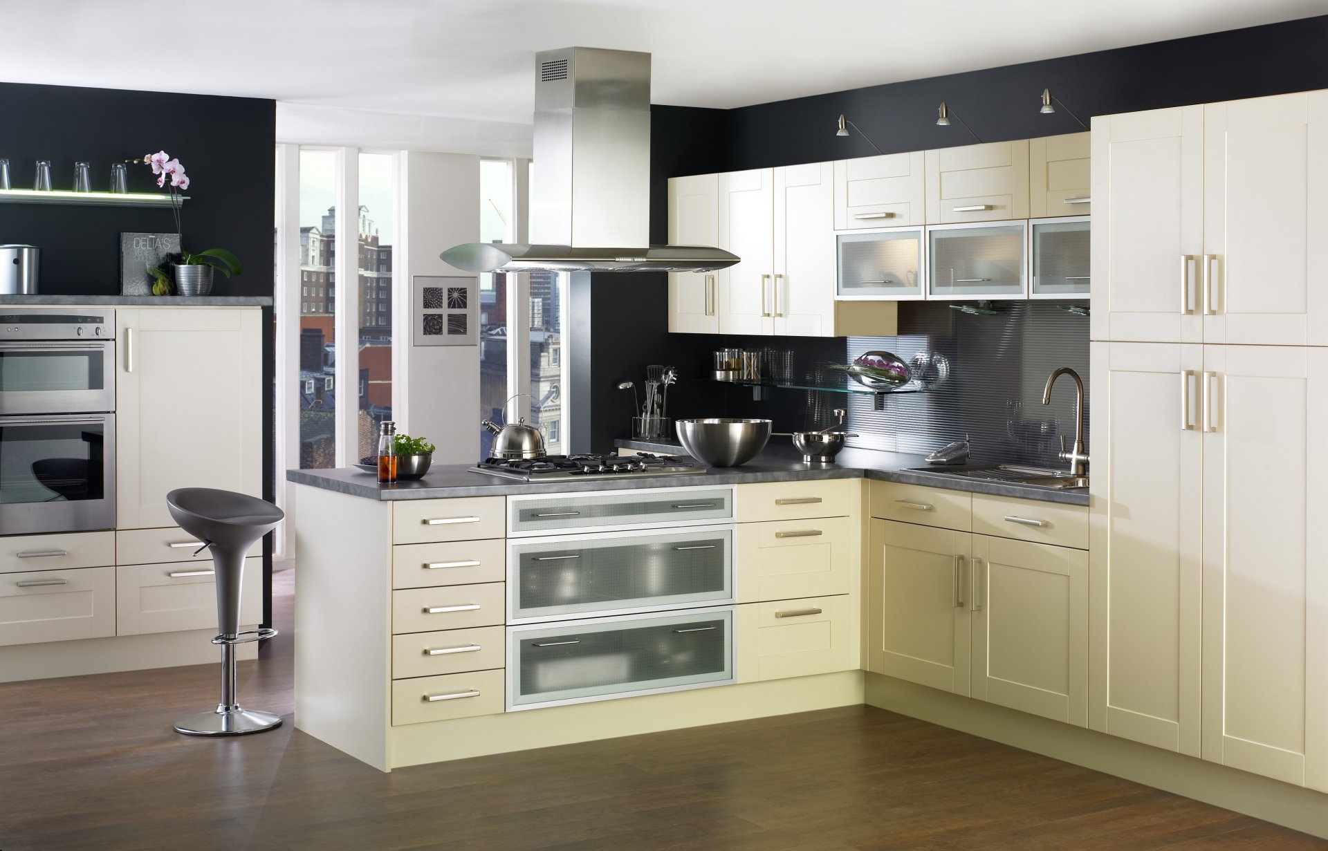 interni stile design camera cucina