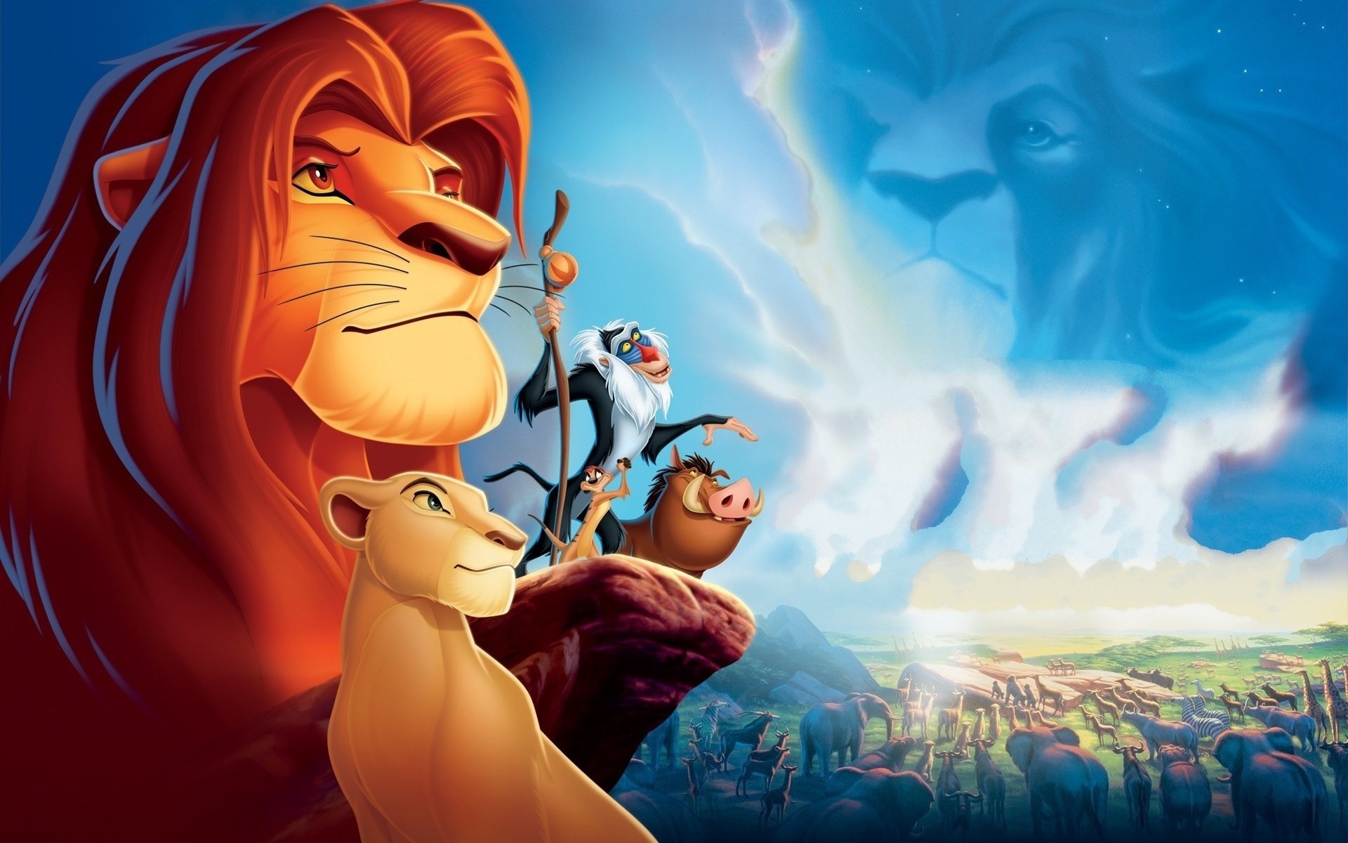 the film rock the lion king wallpaper animals clouds lione