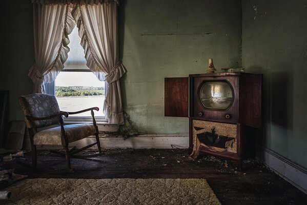 Habitación vieja. Una vida terrible