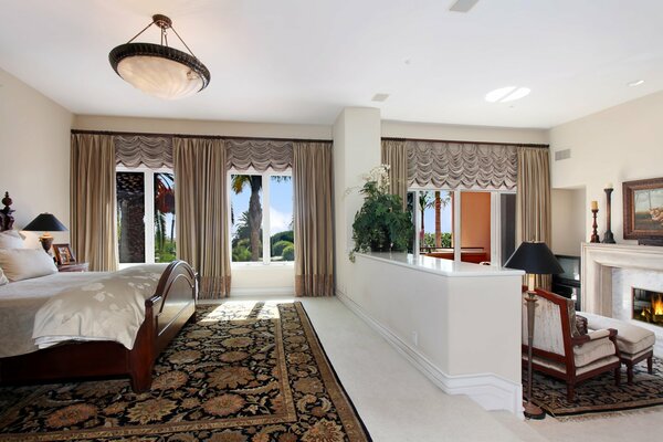 Intérieur de la chambre dans un style moderne