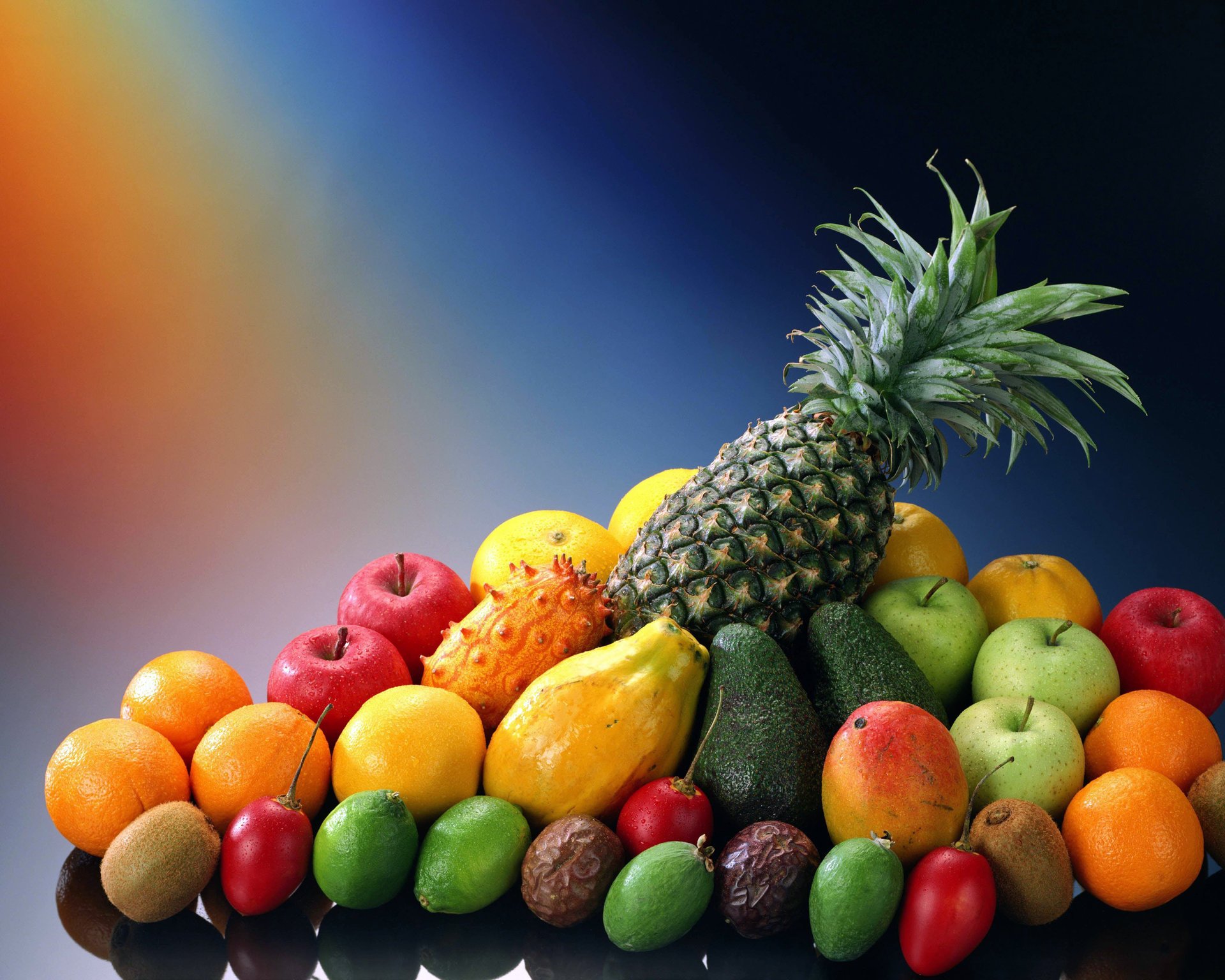 background pineapple fruit fruit oranges exotic