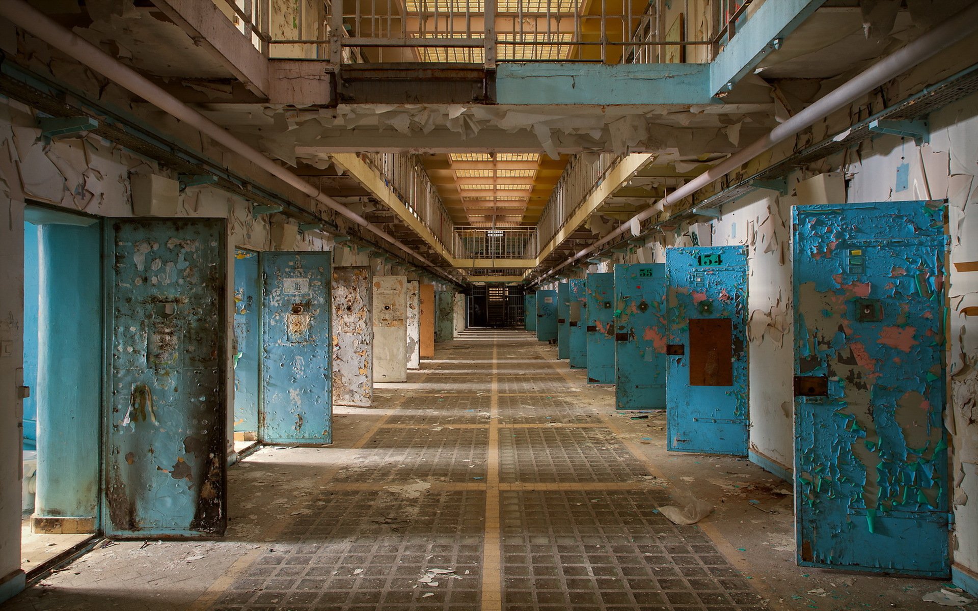 prison camera interior