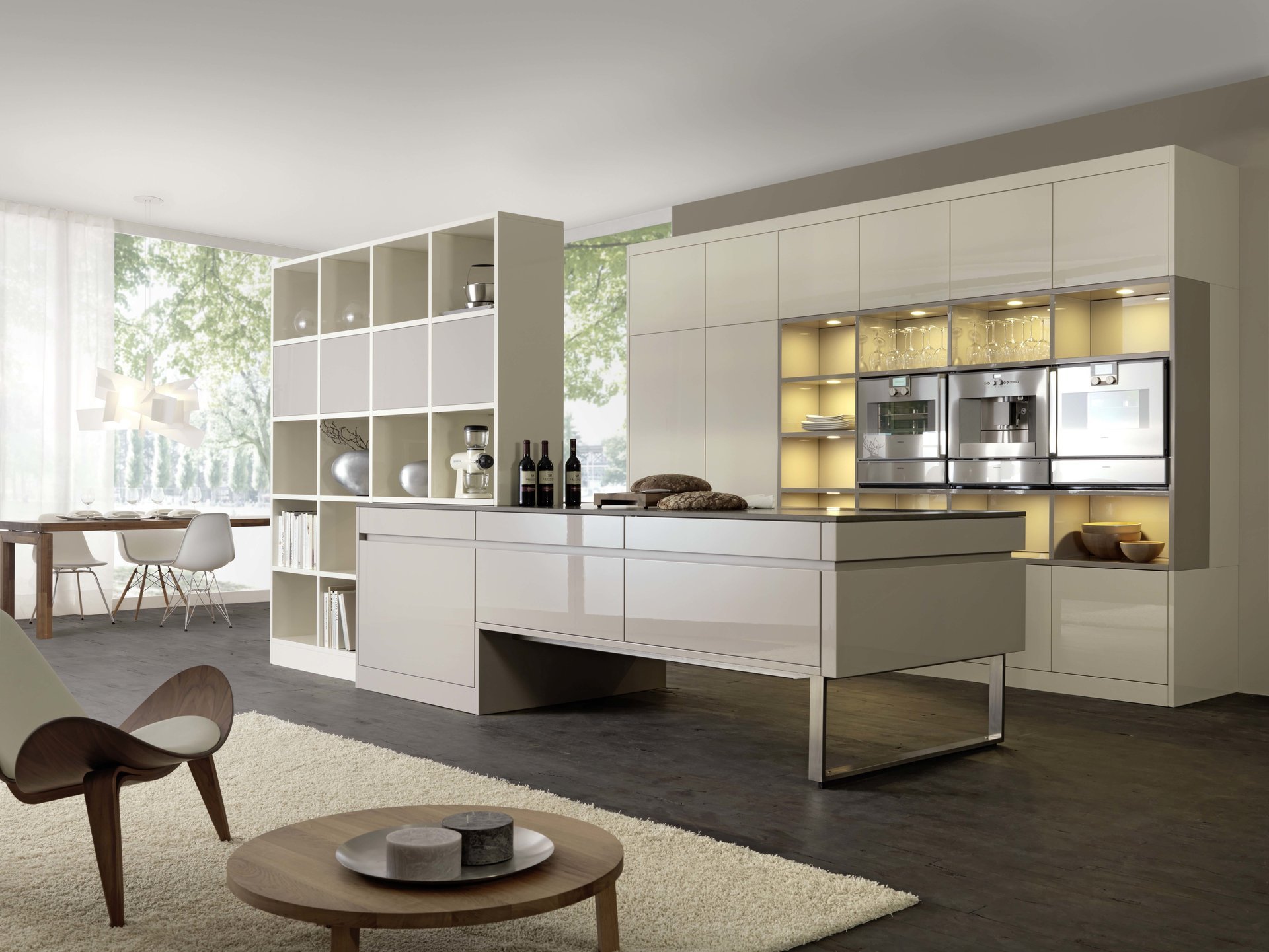 interni stile design camera cucina