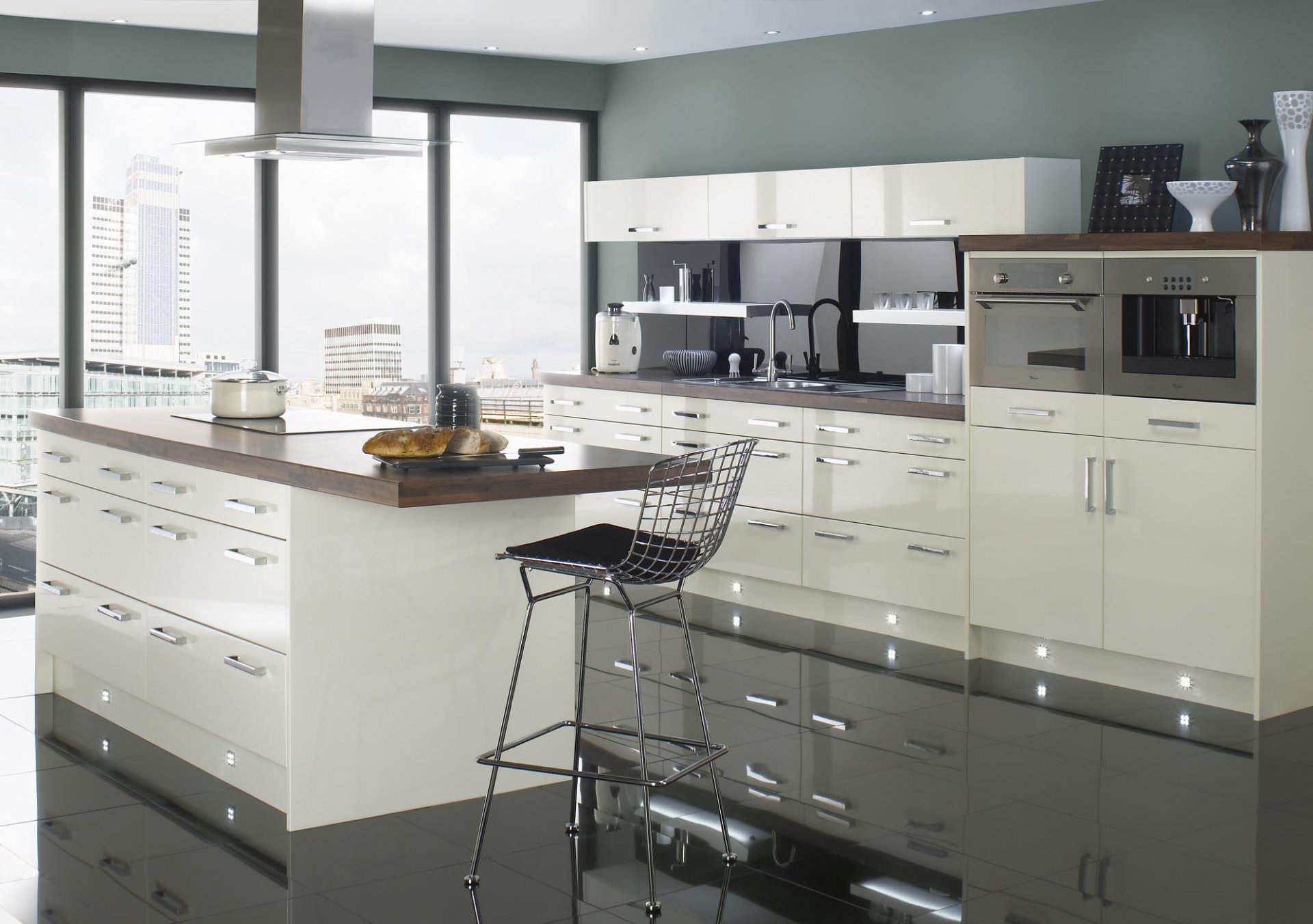 interni stile design camera cucina