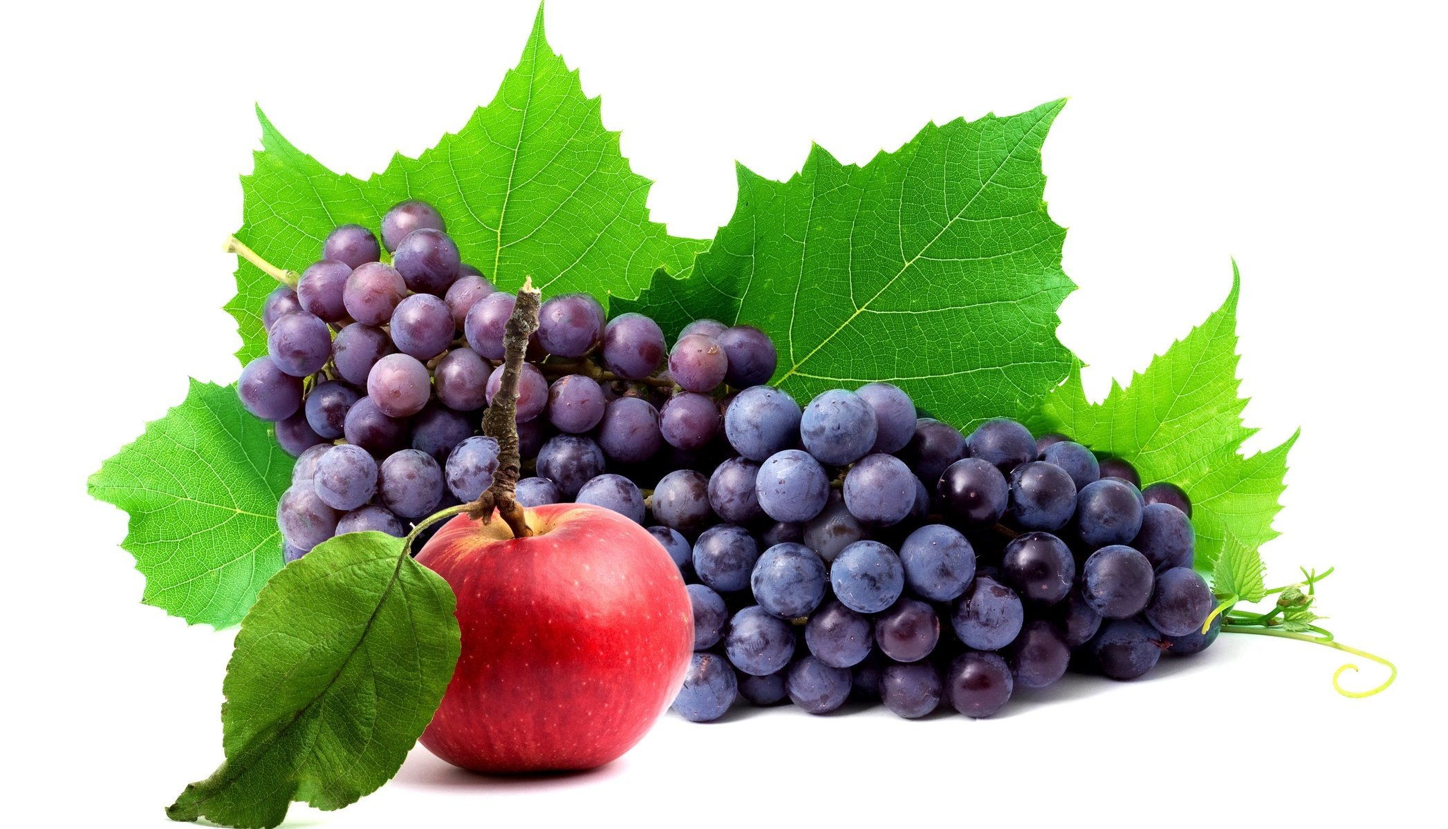 traube beere traube apfel blätter apfel grape