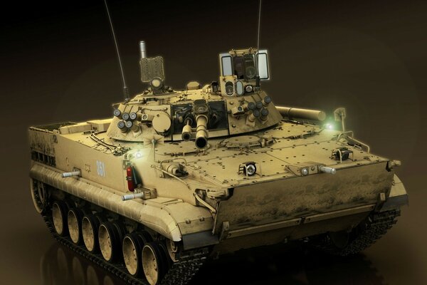 Infantry fighting vehicle commands respect