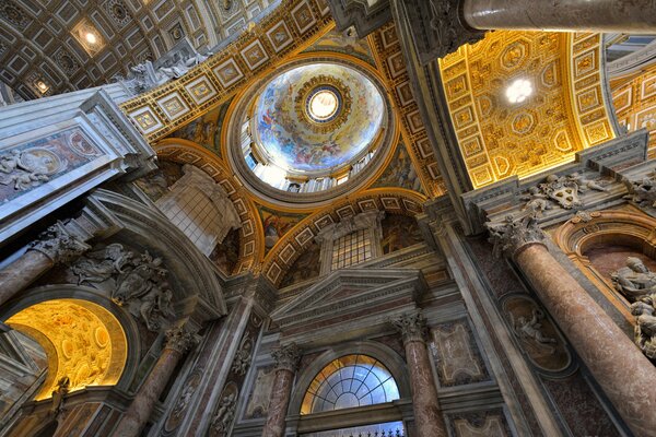 Religious frescoes in the Vatican