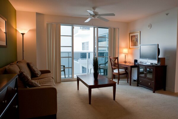 Stylish living room in your apartment