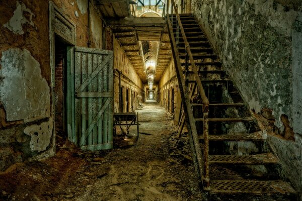 Intérieur dans une ancienne prison