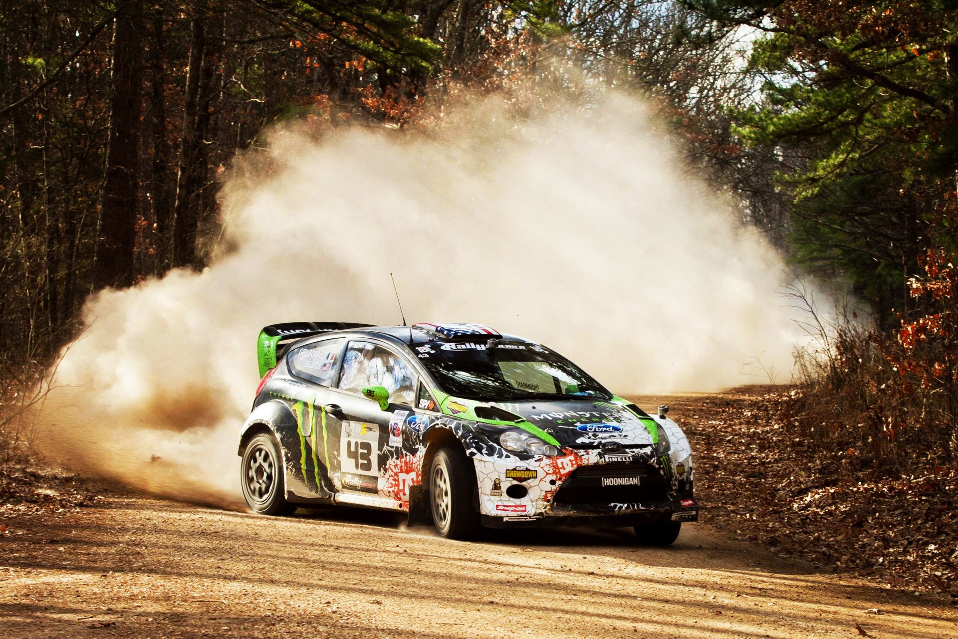 howdown ford fiesta dirt rajd wrc drift 2012 kamienie