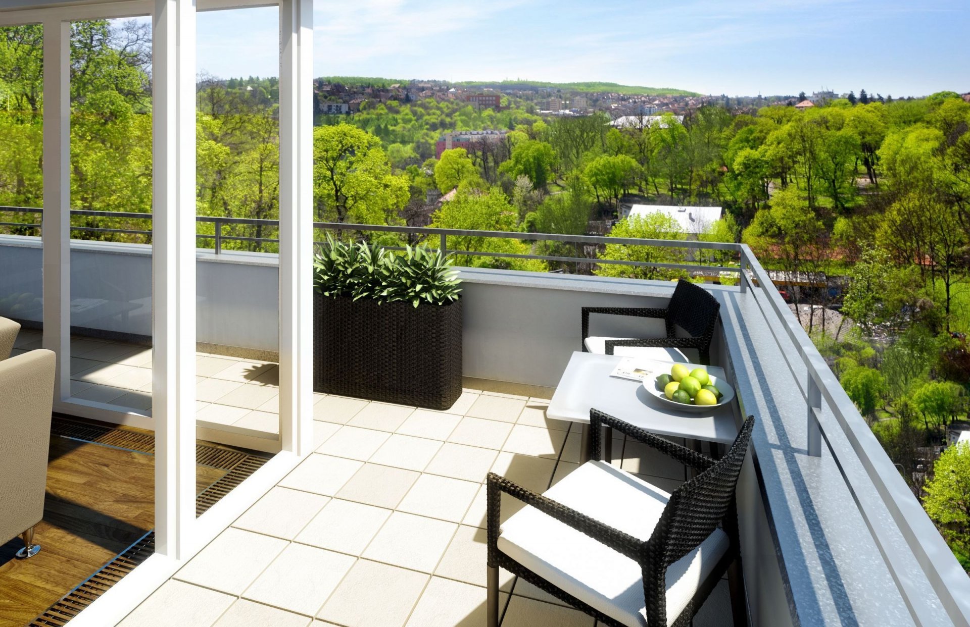 intérieur style design terrasse balcon