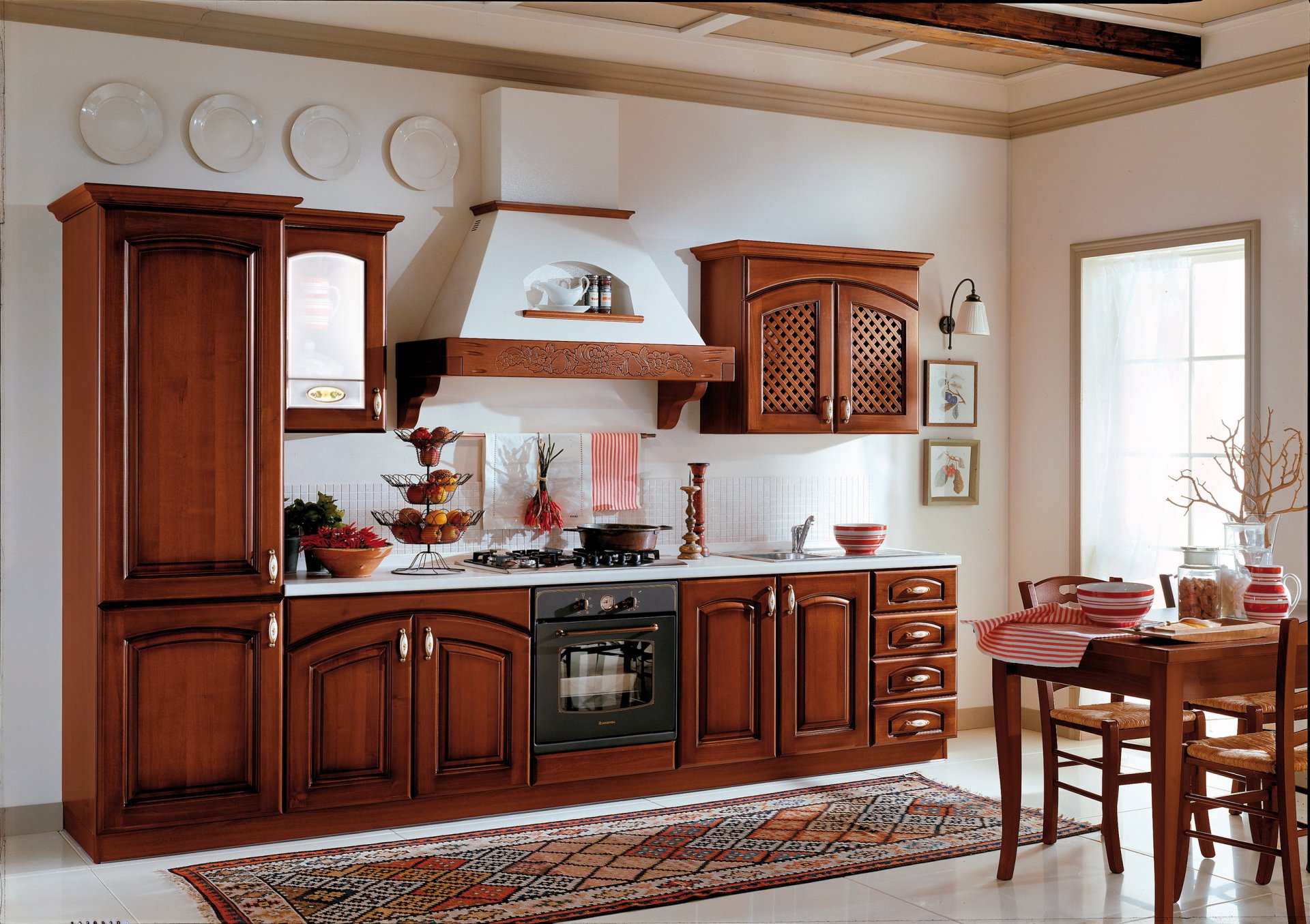 interno cucina legno design