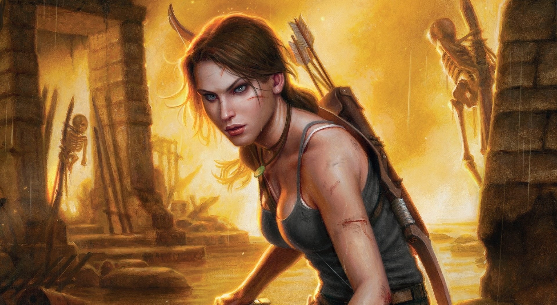 игра tomb raider рисунок