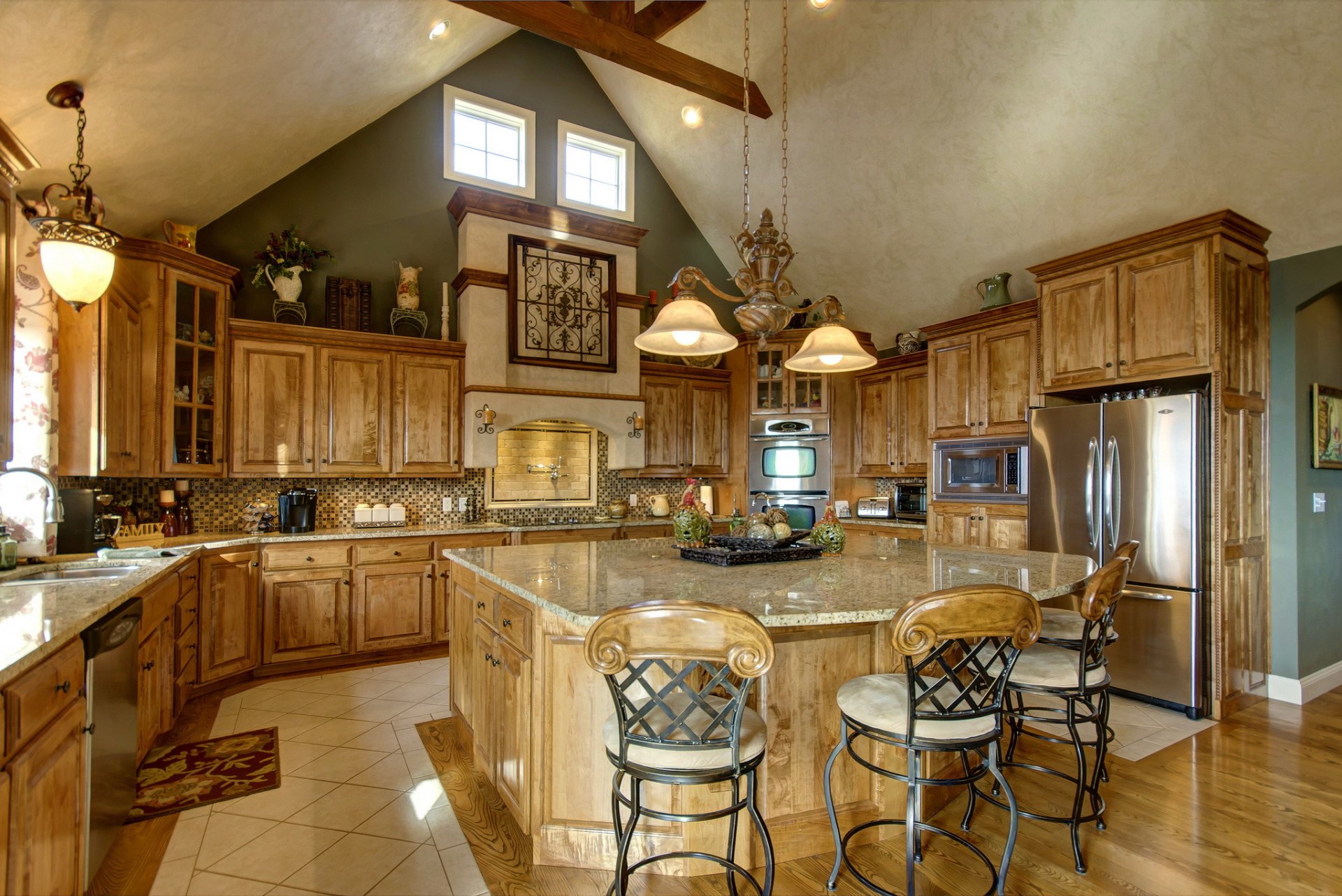 interior table wood design kitchen chair