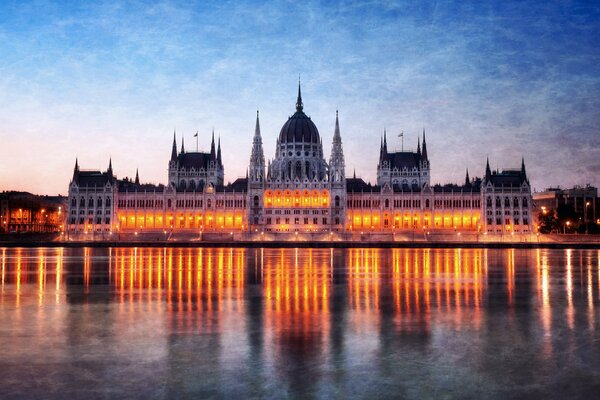 Hungarian Parliament in Budapest