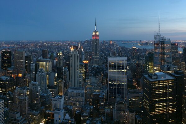 Gran panorama de nueva York