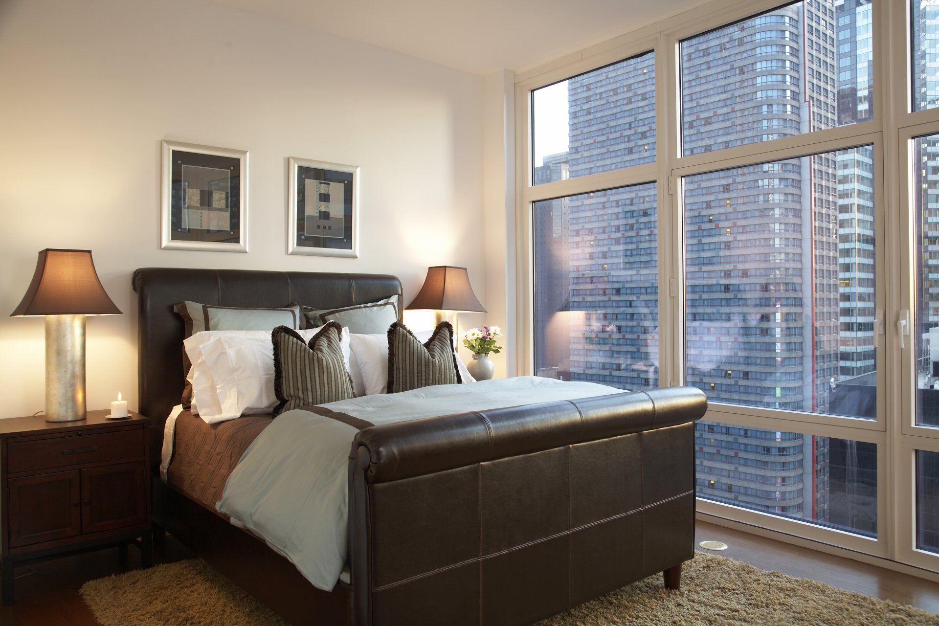 innenraum stil design metropole stadtwohnung zimmer schlafzimmer new york city broadway