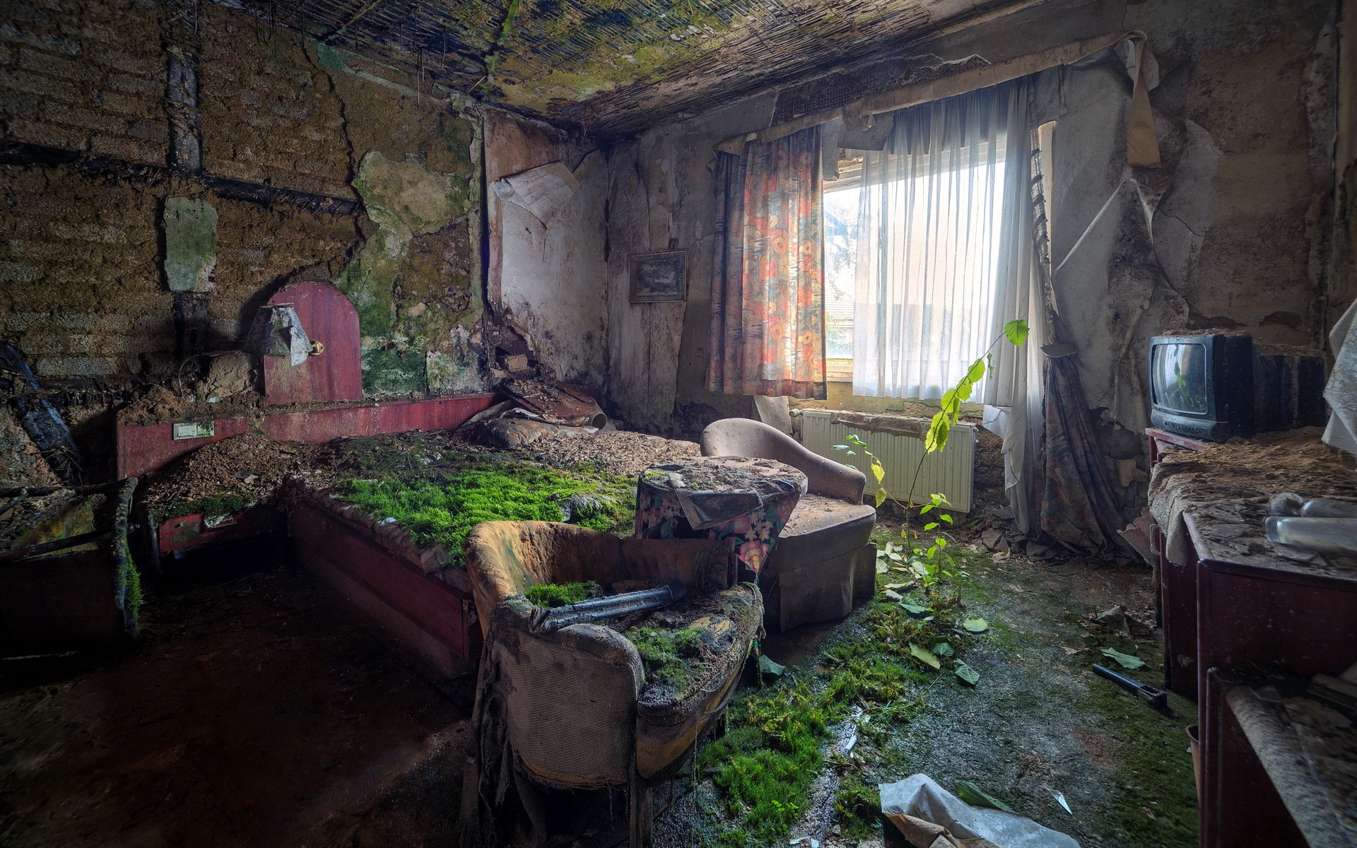 habitación ventana interior