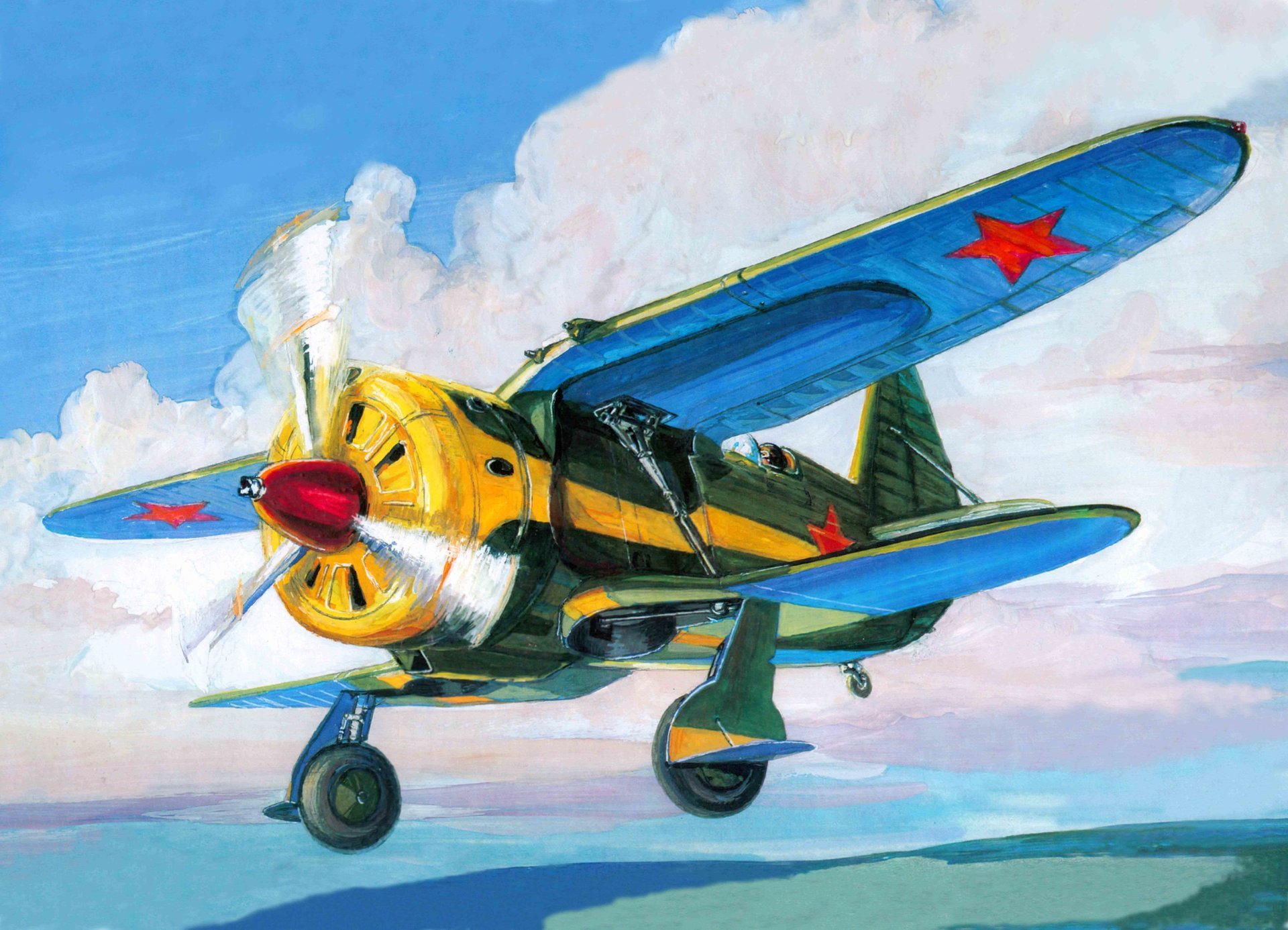 is-1 single art the plane fighter