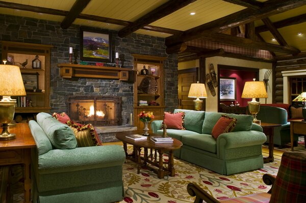 Cozy family living room