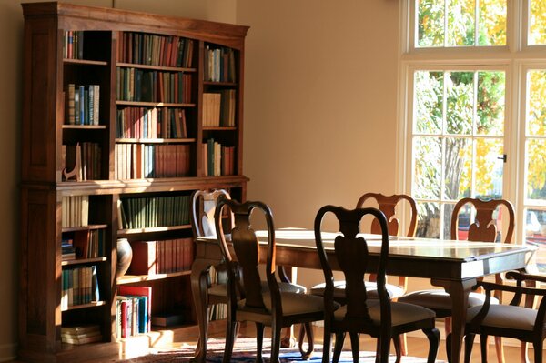 Spacious family dining room