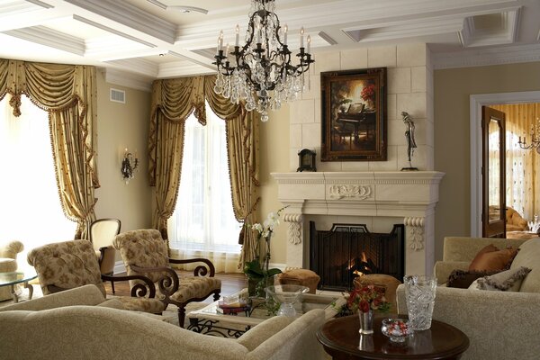 Old-style living room