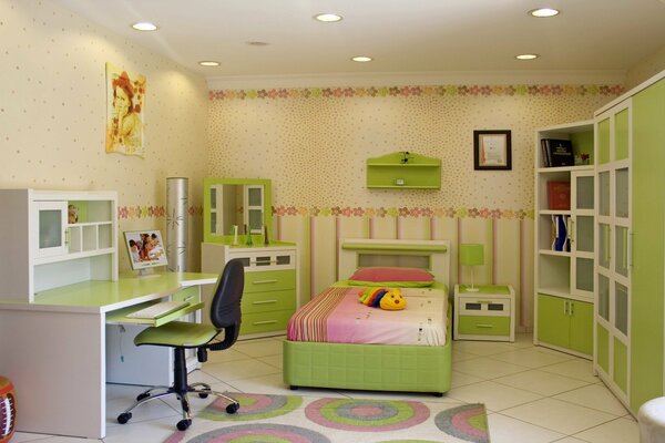 Diseño de dormitorio infantil