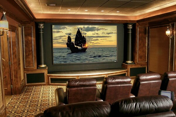 Camera di lusso con Home Theater