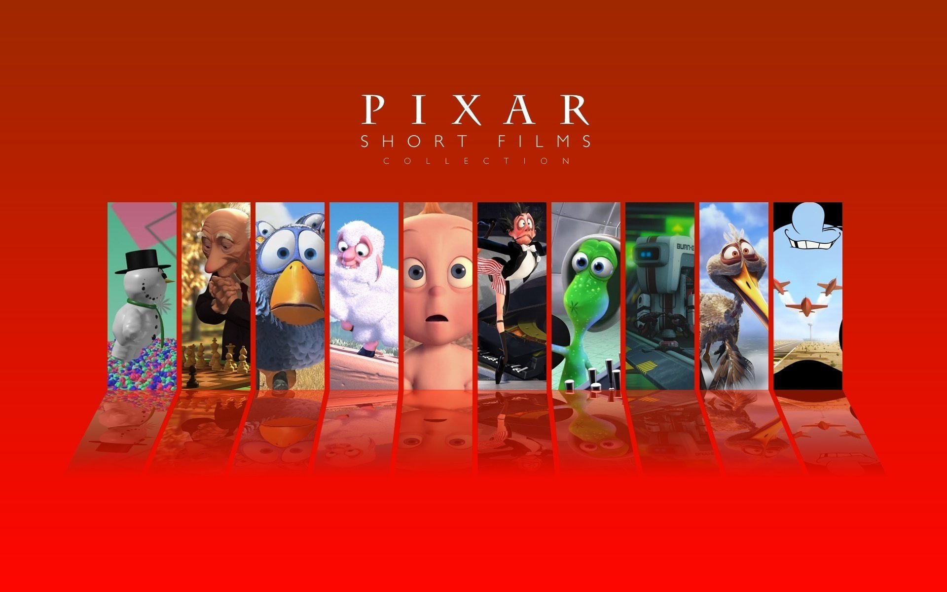 krótkometrażowe pixar kreskówki pixar kolekcja