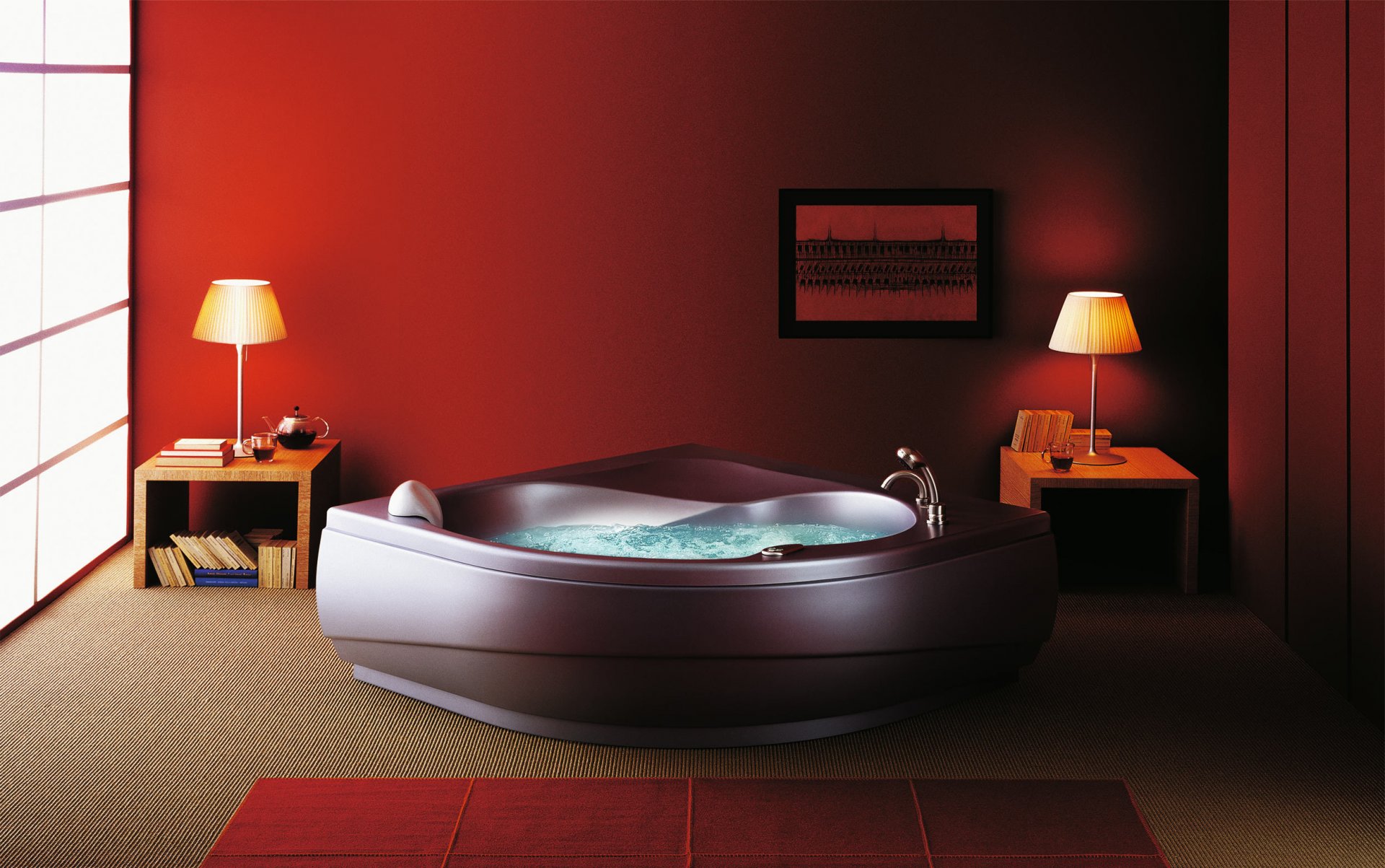 interior bathroom whirlpool